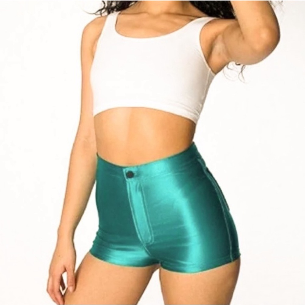 American Apparel Disco Short Deep Peacock